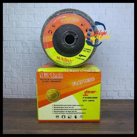 BEST DEAL AMPLAS SUSUN / FLAP DISC GERINDA 4" ISCO GRIT 120