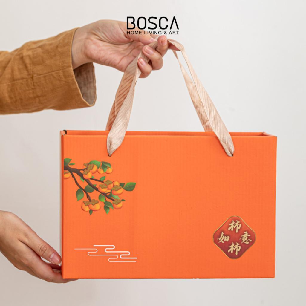 Bosca Living - Persimmon Chinese Tea Set 6 Pcs / Chinese New Year Hampers / Hamper Gift Kado Souveni
