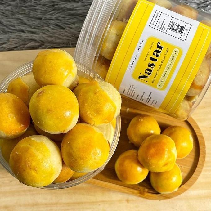 Nastar Premium Cookies Toples Tabung 600ML