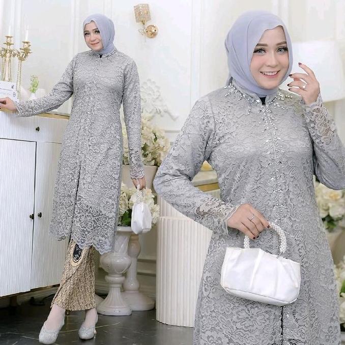 Setelan Baju Kebaya Brukat Payet Modern// Kebaya Brukat Busui Modern//Baju Kebaya Kekinian//Baju keb