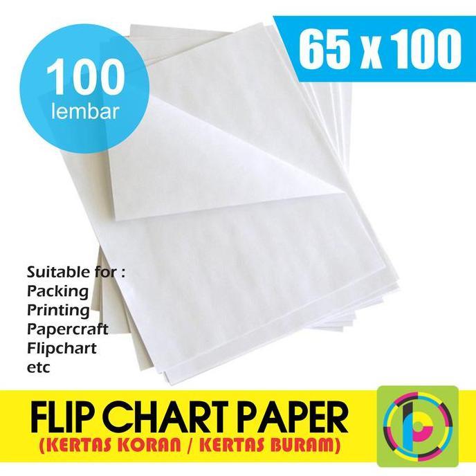 NEW Kertas Koran Buram Ukuran Plano 65x100 cm