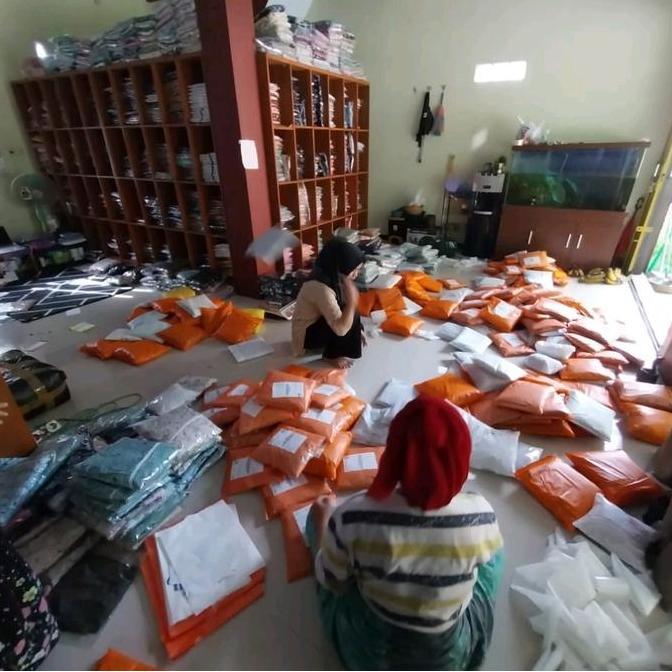 Gamis Seragam Batik PGRI / Baju seragam batik guru Wanita