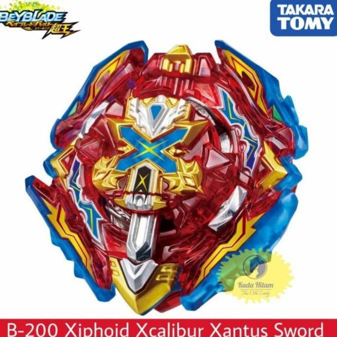TAKARA TOMY Beyblade Burst BU B200 XIPHOID EXCALIBUR + Sword Launcher (TERBAIK) (TERBARU) (TERMURAH)