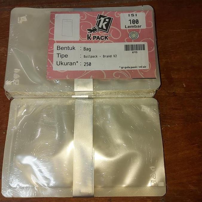 BAG BOILPACK 250GRAM 13X21CM