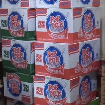 POP MIE 1 DUS Ayam bawang / Baso / Kari / Soto AS
