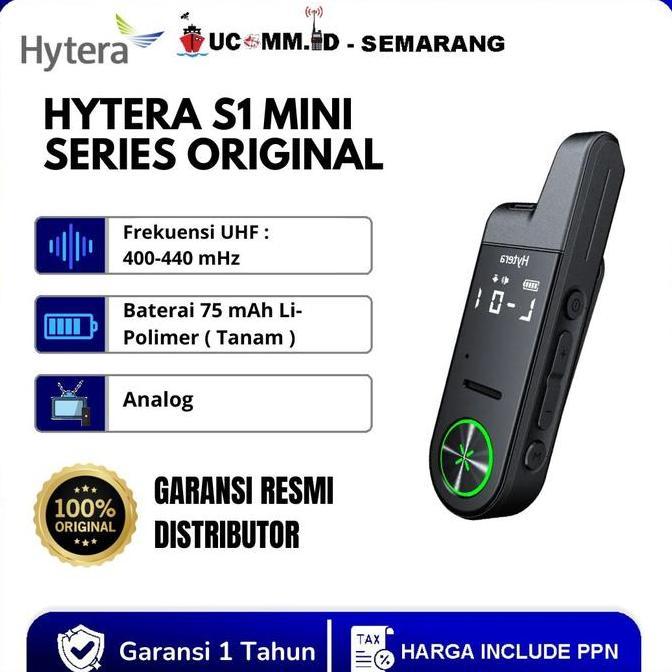 Terlaris Hytera S1 Mini Series Uhf Hytera S1 Mini Walkie Talkie Hytera S1 Mini Uhf 400 Original Gara