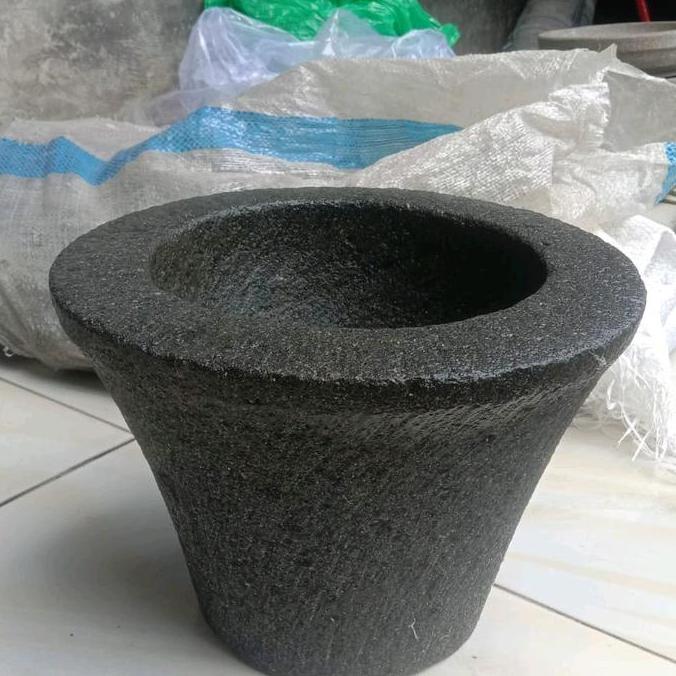 lumpang batu asli 35.cm lesung jumbo batu asli manual terlaris dan termurah best seller Cobek ZS