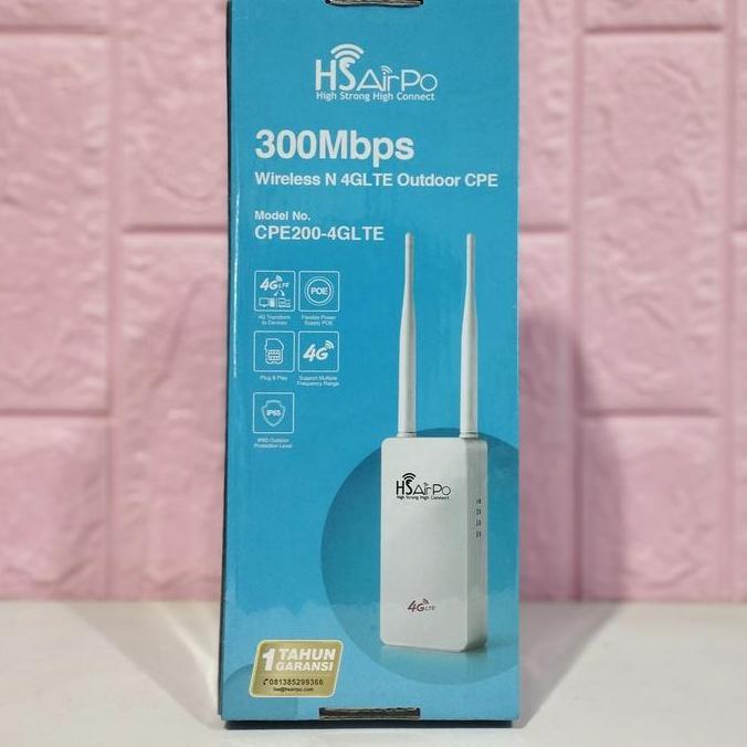 DE64 >> HSAIRPO CPE200-4G-LTE Outdoor Wireless 2.4ghz 300Mbps N1 HS AIRPO