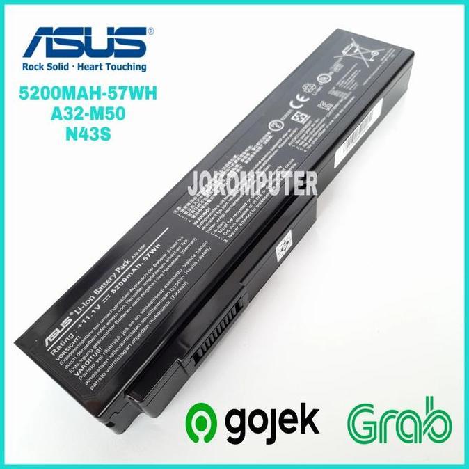 Original Baterai/Battery/Batre Laptop/Notebook Asus N43, N43s, N43SL