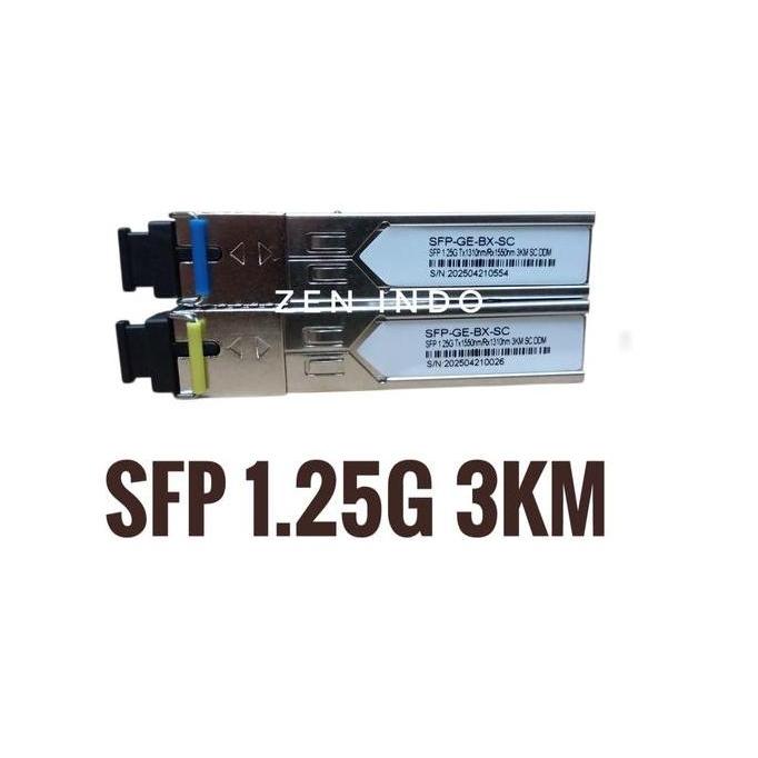 DV336 - HTB Media Converter FO Gigabit  dengan SFP Port + Sepasang SFP 1.25Gb 3KM HTB SFP
