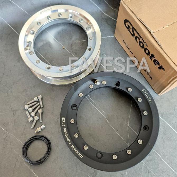 Terlaris Velg Tubeless Modular Gscooter Ring 8 Vespa Super Ps