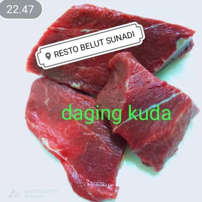 Terlaris Daging Kuda 500 Gram Fresh Frozen