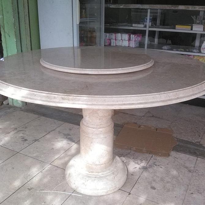 Terlaris Meja Makan Meja Putar Marmer