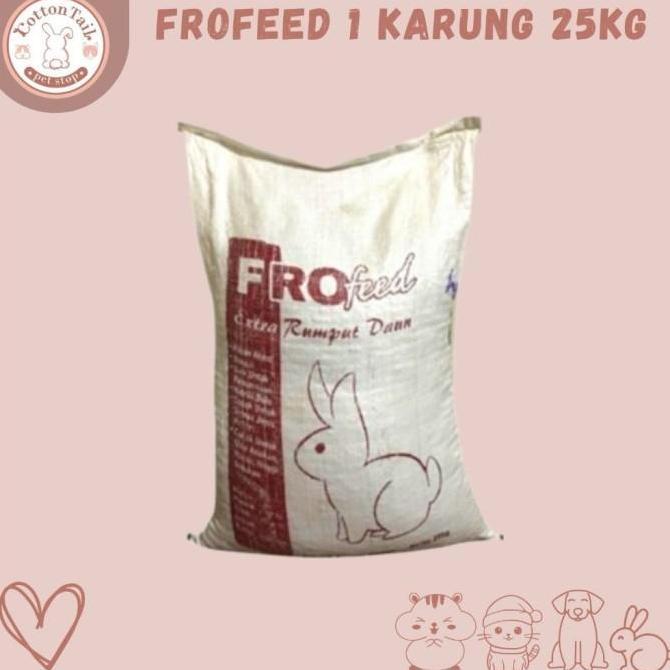 Terlaris Fro Feed Makanan Kelinci 25Kg / Pelet Kelinci Frofeed 1 Karung