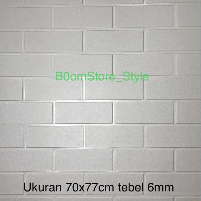 Wallpaper dinding 3D Foam bata motif kulit jeruk tebel 6mm