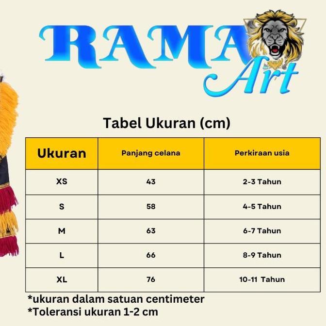 Bergaransi Barongan Devil Jamang Lebar (Full Set)