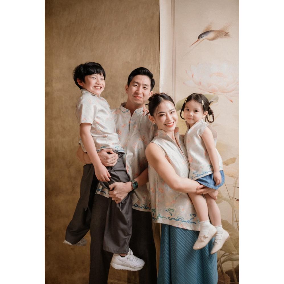 Promo Imlekk [WEARIING INS] He Mei Family - Cheongsam Modern 2026 Baju Imlek Family 2026 - Atasan Im