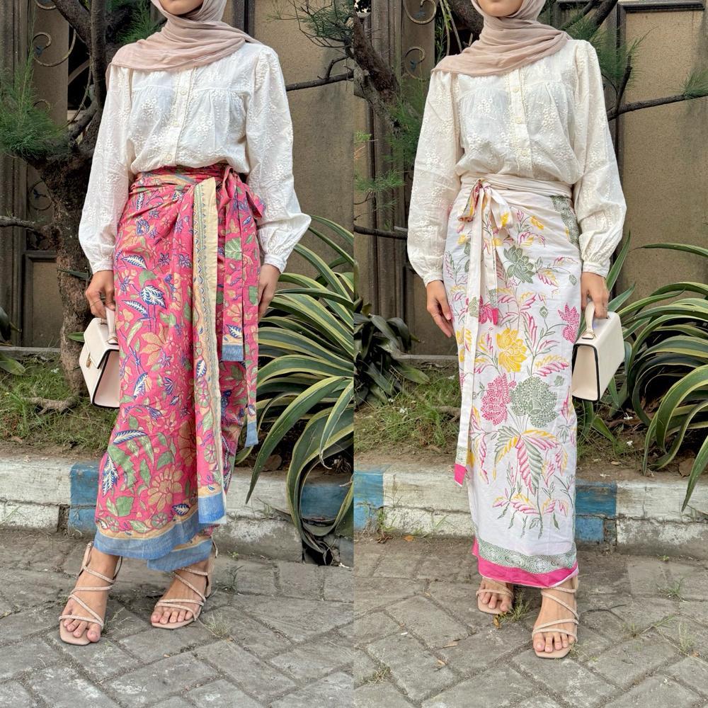 BEST DEALS Rok Lilit Jumputan - Rok lilit batik - rok batik - rok jumputan