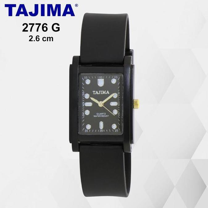 DF356 >> Jam Tangan Pria Tajima Analog 2776 Water Resist Original Garansi 1 Tahun + Free BOX Men Qua
