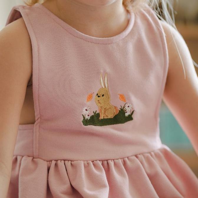 Terlaris Mooi Dress Anak Perempuan Clay Overall Dress