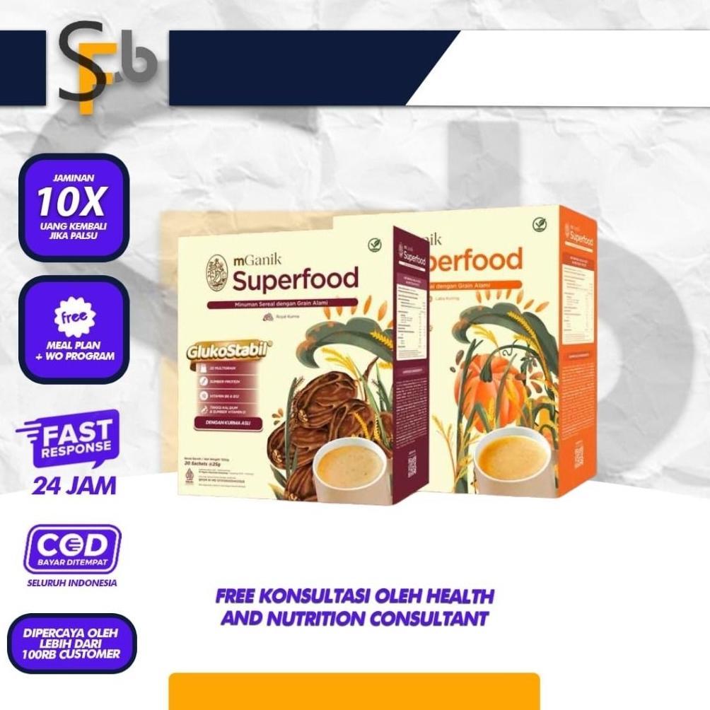 Mganik Multigrain Superfood Sachet Diabetesi Glukostabil