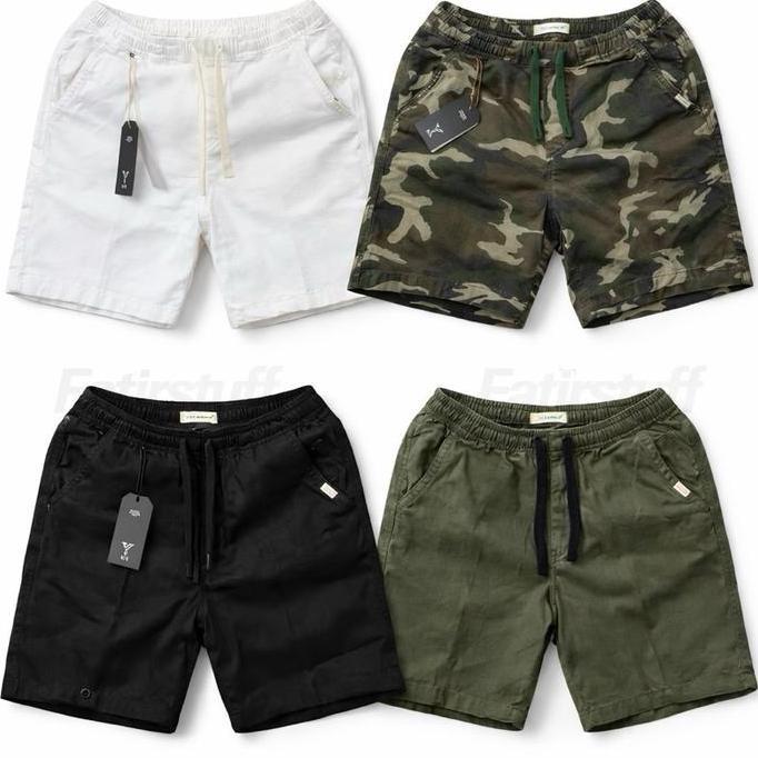 DF193 - Celana Pendek Yoyaman Pinggang Karet Relax Shots