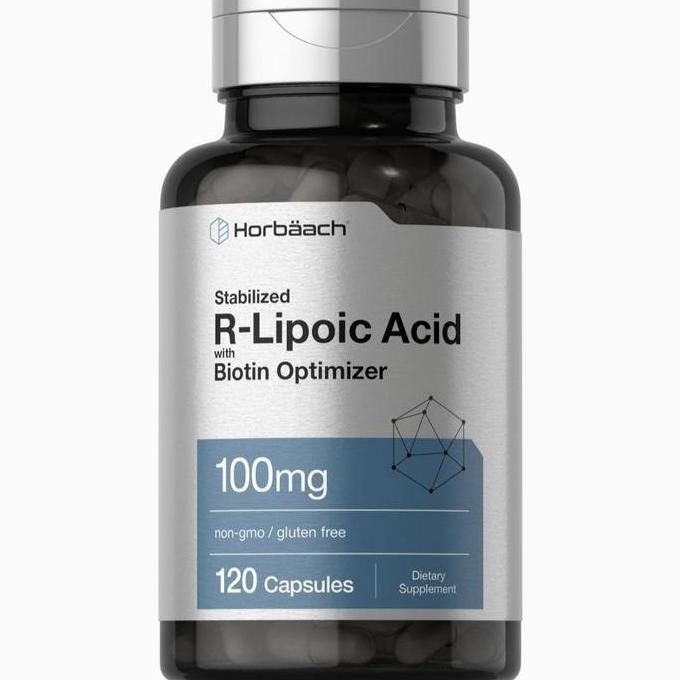 Horbaach R alpha lipoic acid 100 mg with biotin isi 120