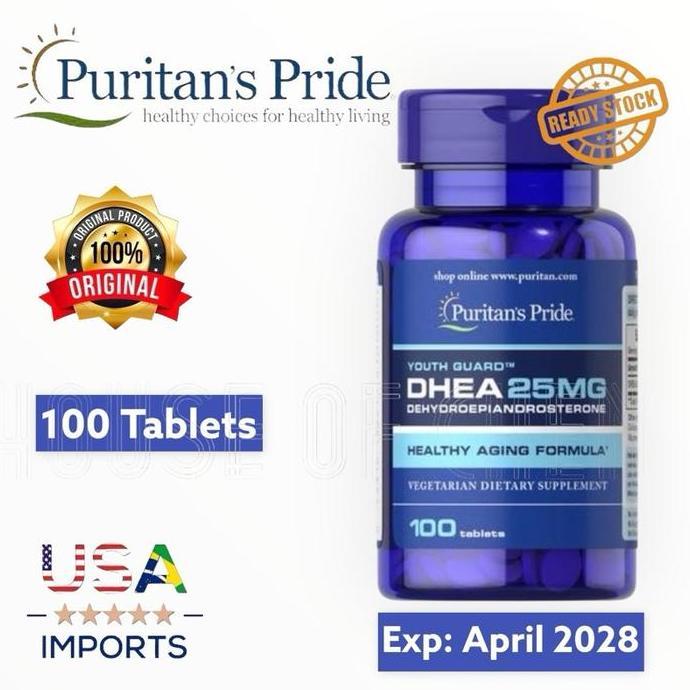 PURITAN PRIDE DHEA 25 mg 100 Tablets Puritan's Pride USA