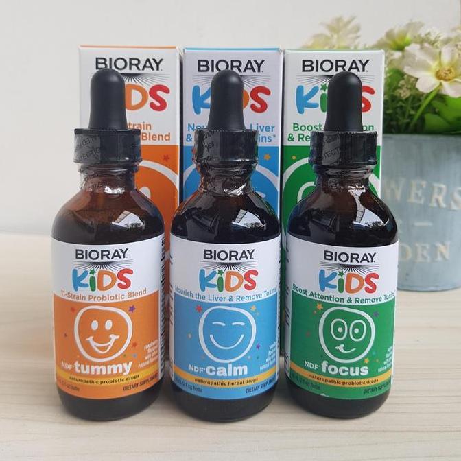 Bioray Kids NDF Tummy Probiotic Bioray Kids Calm Happy Focus Immune