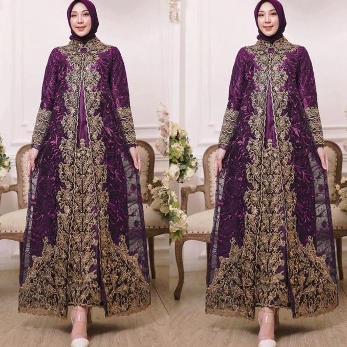 GAMIS BORDIR CASABLANKA TERBARU LD 120cm/ GAMIS/ GAMIS TERBARU/ GAMIS MEWAH