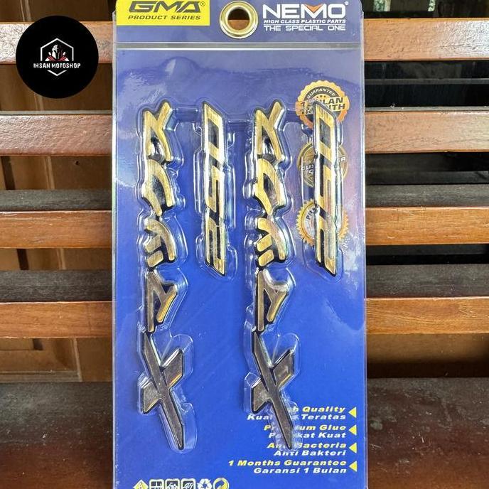 EMBLEM XMAX 250 RESIN JEPANG NEMO TULISAN JEPANG NEMO