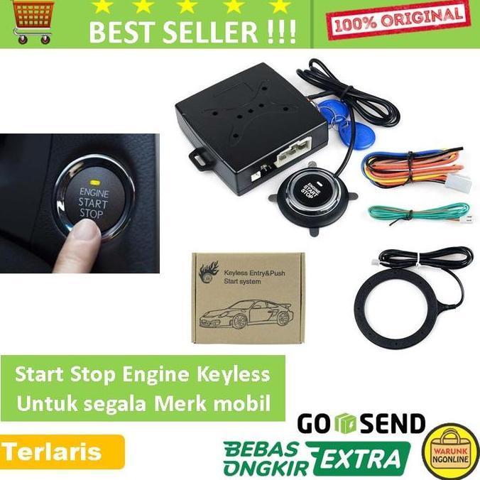 Promo tombol Start stop engine Mobil System Keyless - avanza / calya / agya / brio xenia ayla datsun