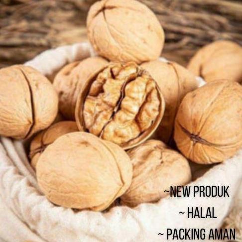 Kacang walnut roasted 1kg / walnut pangang/ kacang walnut matang