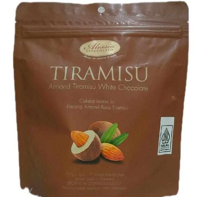Alessio Tiramisu Chocolate Almond/Coklat Tiramisu Kacang Almond 180 gr