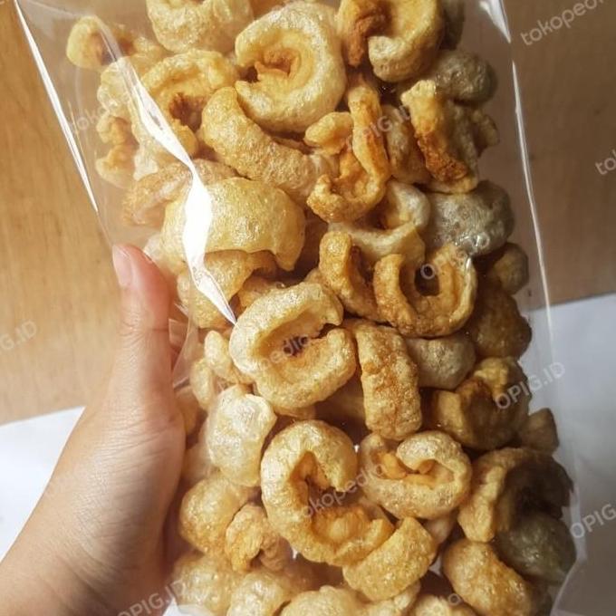 kerupuk kulit babi/krubi/kerupuk kulit babi samcan opig 250gr