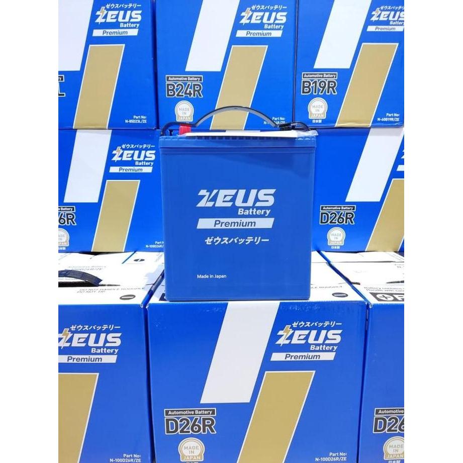 Ready Aki Mobil Datsun Go NS40ZL Zeus Battery Calcium Power Aki kering