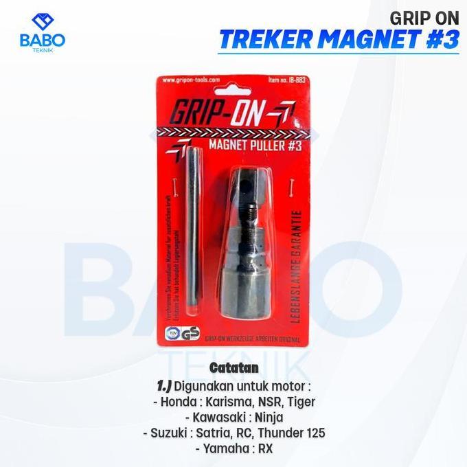 Treker Magnet Puller No. 3 4 5 7 10 12 GRIP ON / Tracker Magnet Puler No.3 No.4 No.5 No.7 Motor GRIP