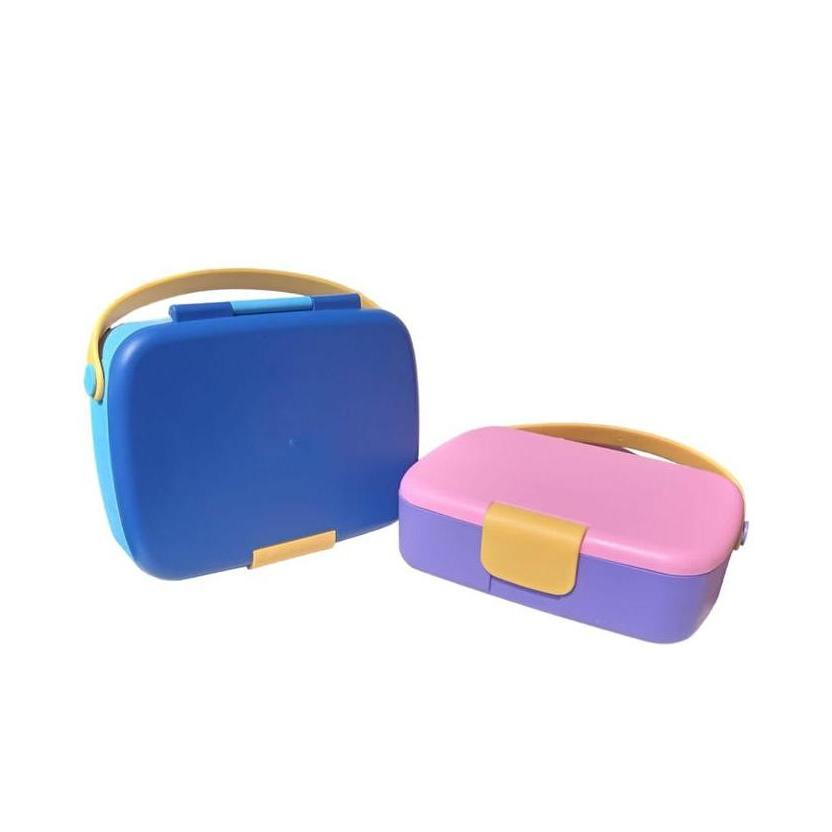 BENTO LUNCH BOX MIRIP MUNCHKIN / KOTAK MAKAN BENTO SEKAT ANTI TUMPAH