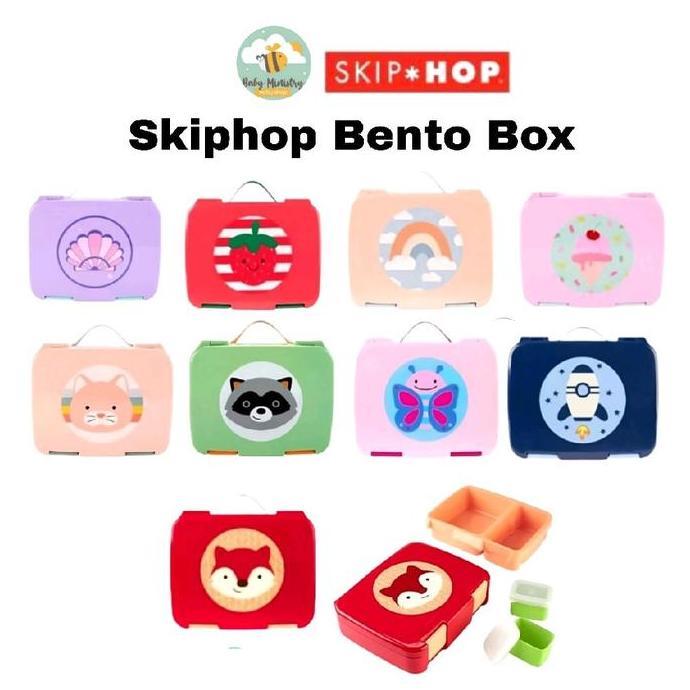 Skip Hop Zoo Bento Box - Tempat Makan Anak / lunch box makan anak / kotak bekal anak / tempat bekal 