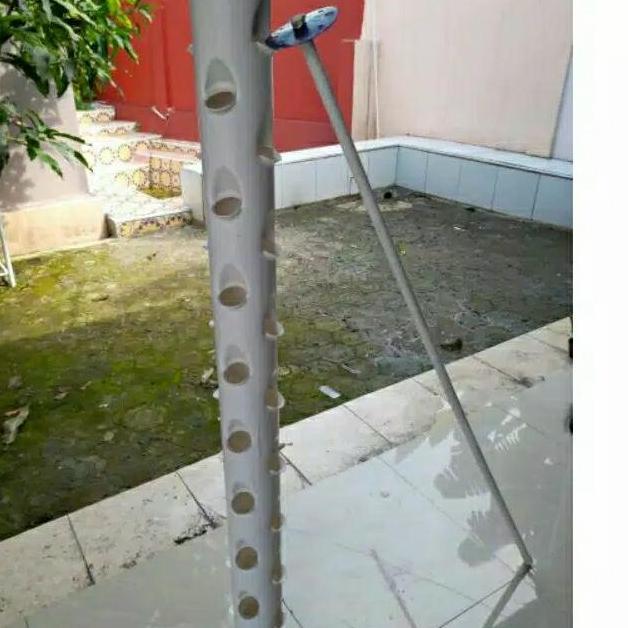 pipa hidroponik vertikal tower 3 inchi 1 set