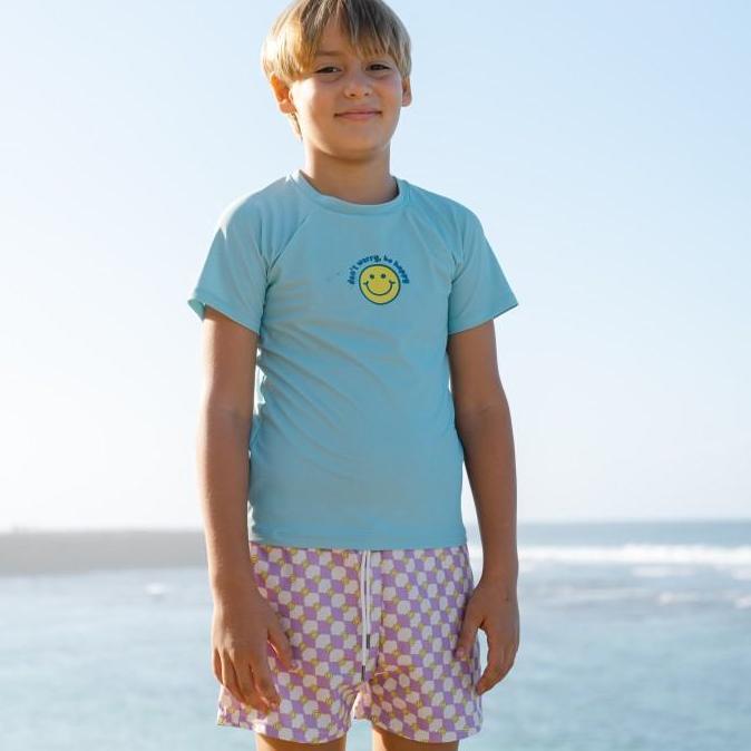 TERBARU - Let's Get Groovy Unisex Top & Short Pants, Baju Renang Anak