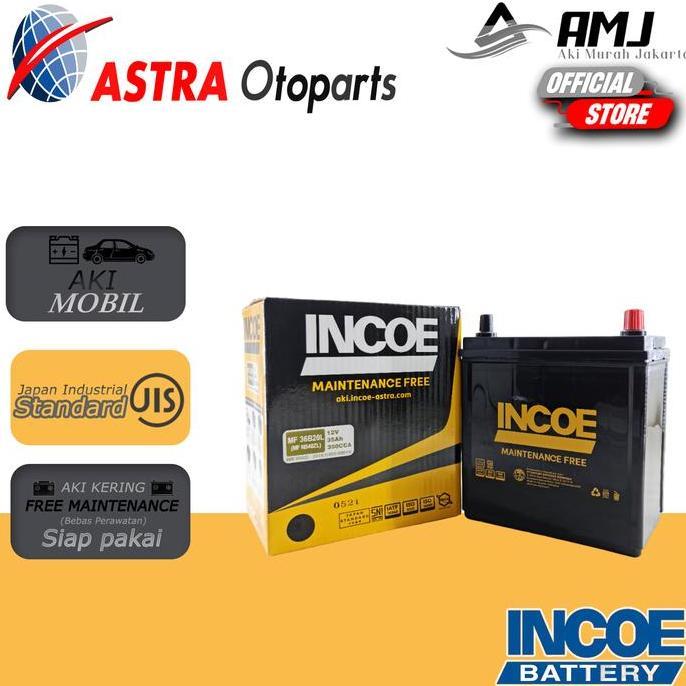 TERBARU - Incoe MF Astra Aki Mobil Toyota Raize NS40ZL - 35Ah Aki Kering