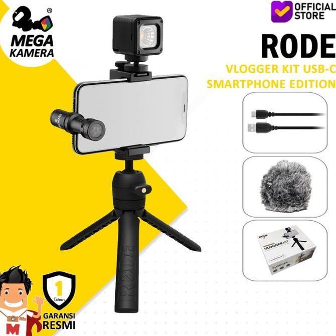 Rode Vlogger Kit Smartphone Edition Mic Filmmaking for Android USB-C
