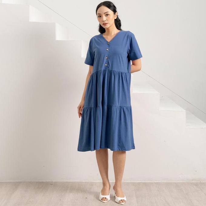 Mbgx- Forever Sweet Daster Rampel Kayla Series Busui Cantik Katun Nyaman Wanita Dress Tidur Bumil Pi