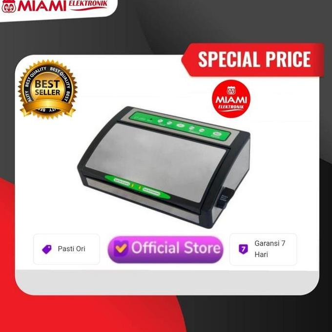 BEBAS ONGKIR - Mesin Vacuum Sealer Portable Getra ET-2500 Getra Vacuum Sealer ET2500