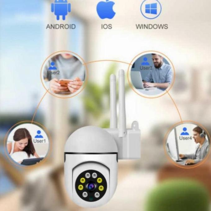 Scurycam- New Ip Camera Cctv 8Mp Colorvu Malam Berwarna Wireless Outdoor