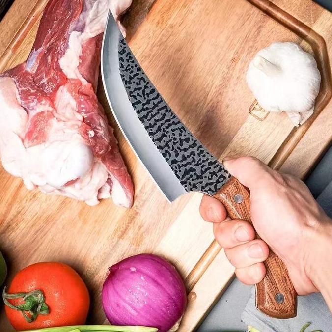 pisau dapur set Pisau Daging gagang golok pisau super tajam baja asli Damaskus Baja Chef Potong Tula