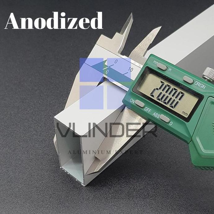 Ironbig- Hollow Aluminium 40 Mm X 20 Mm, T. 1.2 Mm