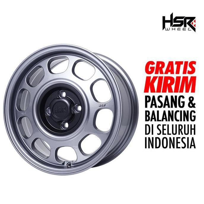 Velg Mobil KLG 9100 HSR R15X65 H4X100 ET42 GLOSSY GREY