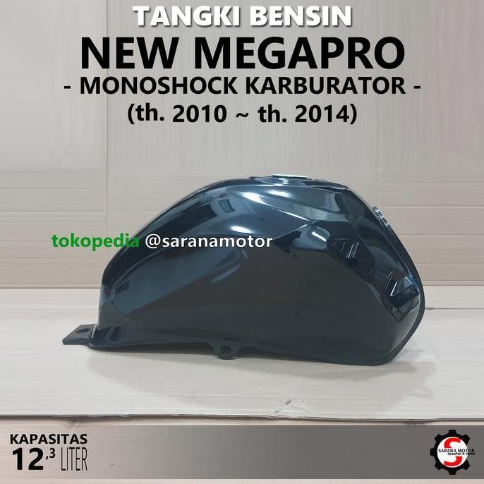 Promo Tangki Bensin Honda MegaPro Mono Karburator Hitam Biru Merah Putih Redi Stock Epoxy Tebal Berk